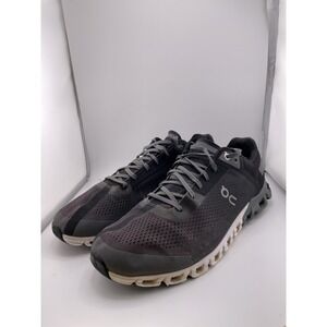 On Running Shoes Mens Size 12 Black Gray Cloudflow CloudTec Lightweight Athletic
